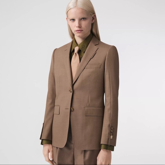 Burberry Wool Tailored Blazer Jacket - Picture 16 of 16